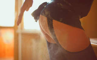 Anna hotchkis black white window - a hand free wallpaper