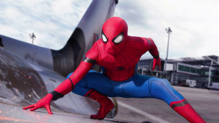 Spiderman skateboard airport plane sky - an airport free wallpaper