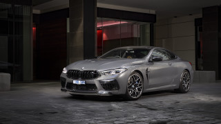 Silver bmw car parking garage - a parking garage free wallpaper for desktop