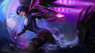 Purple warrior solo splash art - a purple light free wallpaper