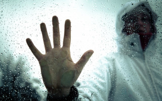 Rain drops outstretched hand neoplasticism - christian w. staudinger free wallpaper