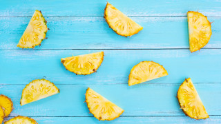 Blue pineapple table knife fruit - fructose free wallpaper for desktop