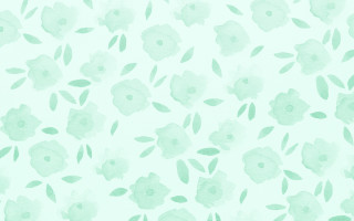 White green flower leaves pastel - flower pattern free wallpaper for desktop