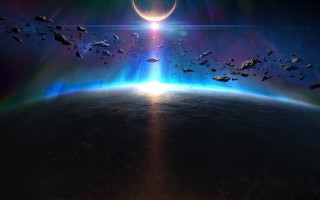 Planet earth light matte lens - a view of a planet free wallpaper