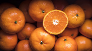 Orange pile halved whole neoplasticism - whole free wallpaper