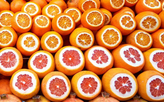 Orange pile halved whole neoplasticism 2 - whole free wallpaper