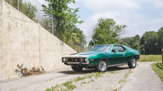 Green car cow nature road - dee whitcomb free wallpaper