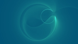 Blue circle fullmoon lensflare solo - blue background free wallpaper