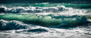 Green ocean waves beach planet - ocean free wallpaper for desktop
