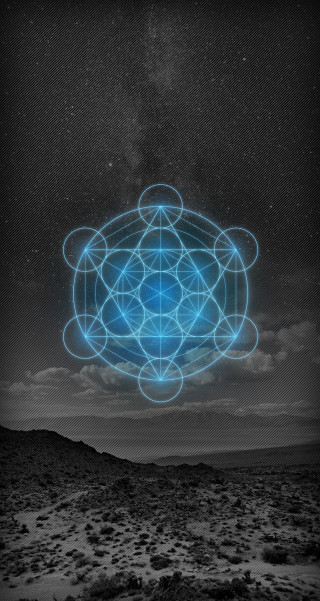Blue light drawing turtle sky - eiq free wallpaper for mobile