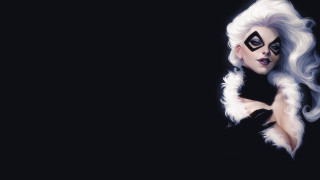 White hair black makeup mask - charlie bowater free wallpaper