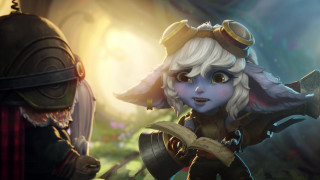 Yordle blue skin white hair - another character free wallpaper