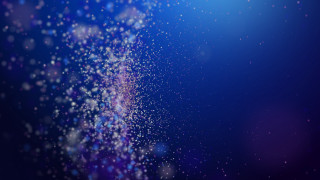 Blurry blue background white stars 2 - white star free wallpaper for desktop