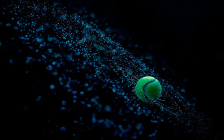 Tennis ball water bubbles galaxy - a tennis ball free wallpaper
