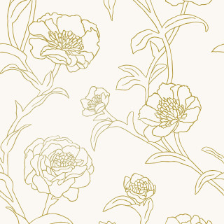 Flower drawing white background line - plain free wallpaper for tablet