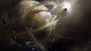 Planet rocks smoke star space - darek zabrocki free wallpaper