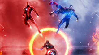 Superhero ring fire smoke red - marvel free wallpaper