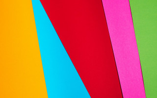 Colored papers typographic style 3d - ellsworth kelly free wallpaper