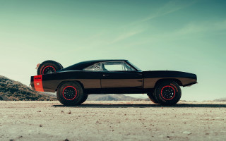 Black car red rims desert - red rim free wallpaper