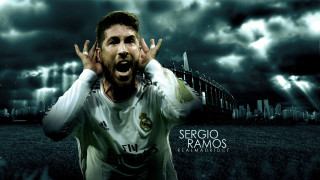 Man screaming hands face city - foto realistic free wallpaper