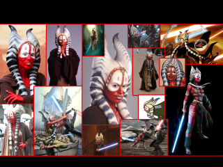 Star wars characters costumes collage - a collage of images free wallpaper