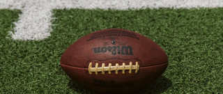 Football field white line tilt - a football free wallpaper