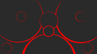 Red black circles lines abstract - an abstract drawing free wallpaper