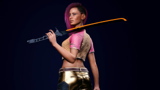 Woman baseball bat pink shirt - unreal engine 5 quality free wallpaper