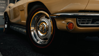 Gold wheels rims car photorealism - a close up of a car free wallpaper