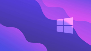 Purple blue background window mountain - hue free wallpaper