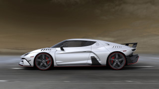 White sports car red rims 3 - red rim free wallpaper