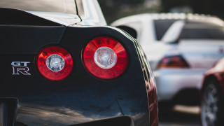 Car tail lights traffic blurry - other car free wallpaper