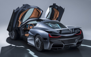 Silver sports car open standout - a studio free wallpaper