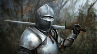 Knight full armor holding sword - clint cearley free wallpaper