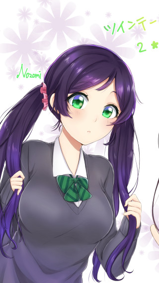 Purple haired girl green eyes - green eye free wallpaper for mobile