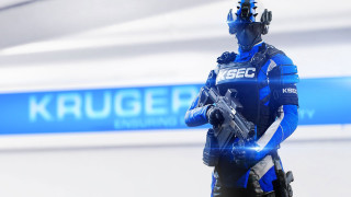 Man blue uniform gun kruger - a blue uniform holding free wallpaper