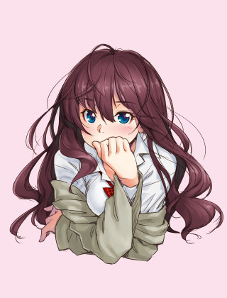 Girl long hair white shirt 9 - flowing hair free wallpaper for mobile