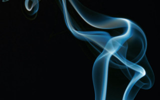Blue smoke black background white - abstract illusionism free wallpaper for desktop