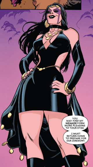 Woman black dress comic strip - a comic free wallpaper