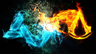 Fire ice 3d blender embers - blender and photoshop free wallpaper