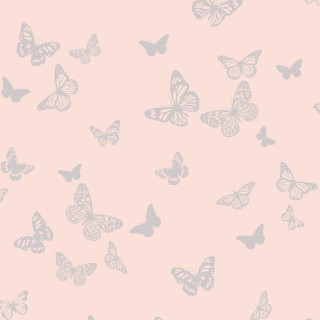 Pink background butterflies colorful patterns - soft free wallpaper for tablet