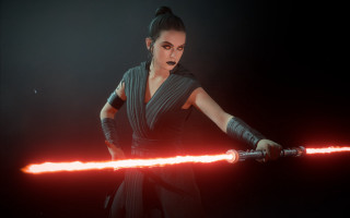 Eve rider star wars lightsaber - costume holding free wallpaper