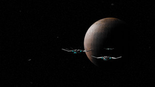 Flying group red planet space - eve ryder free wallpaper for desktop