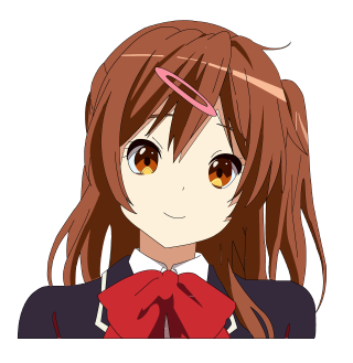 Girl long hair bow serious - aimitsu free wallpaper for tablet