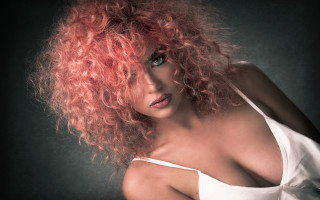 Redhaired woman whitedress portrait artist - andrea orcagna free wallpaper