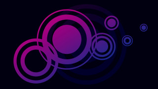 Purple blue abstract circles bubbles - circle free wallpaper