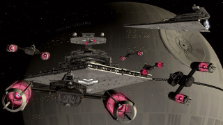 Star wars ship space station - scene free wallpaper