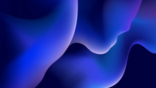 Blue purple curved black white - alfred manessier free wallpaper for desktop