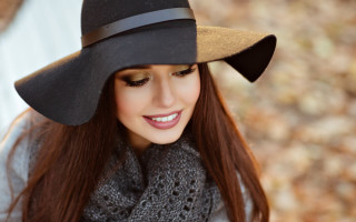 Eszter mattioni black hat scarf - fashion photoshoot free wallpaper