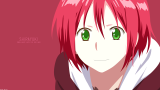 Redhair girl greeneyes sadness anime - clarice beckett free wallpaper